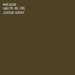 #4E4226 - Judge Gray Color Image